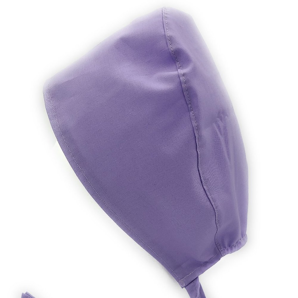 - Solid Lilac Colored Surgical Scrub Cap